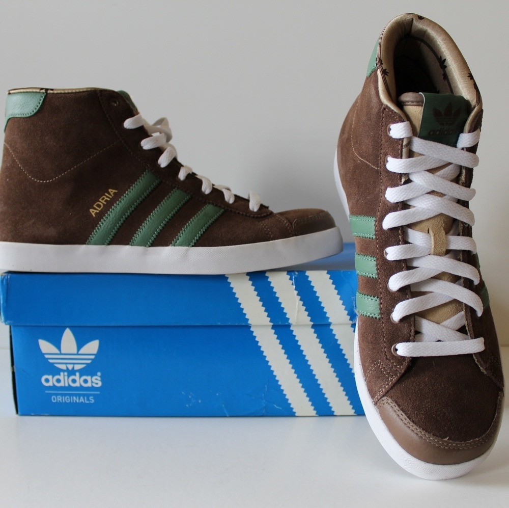 New Adidas orginals high tops suede Adria 2 mid w